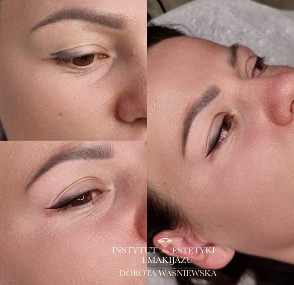 Makijaż permanentny oczu – perfekcyjna kreska dekoracyjna i zagęszczenie linii rzęs (eyeliner). Medycyna estetyczna i PMU Olsztyn. Bezpieczny zabieg na powiekach.